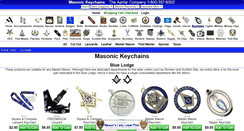 Desktop Screenshot of masonickeychains.com